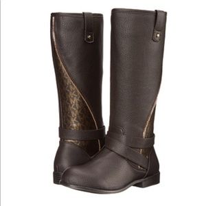 Michael Kors Emma Clare Brown Boots Sz 5